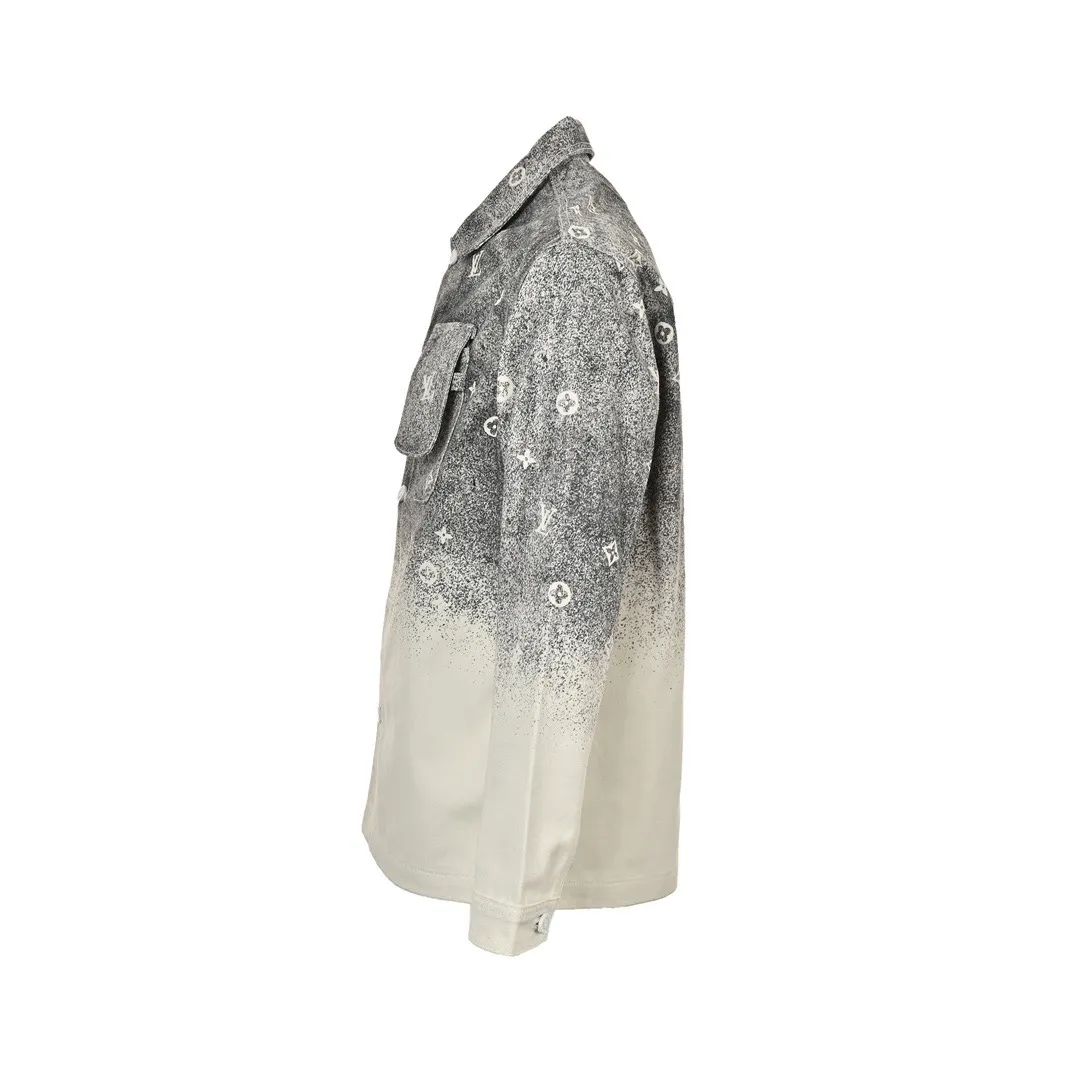 Louis Vuitton/Louis Vuitton starry sky rendering presbyopic gradient denim shirt jacket